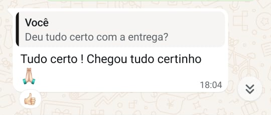 Depoimento por WhatsApp